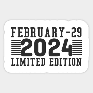 February-29 Limited Edition Sticker